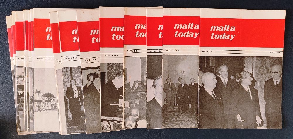 Malta Today periodicals 63 issues