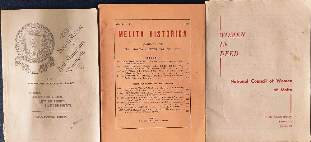 Esposizione 1897; Melita Historica; Women in Deed (3)