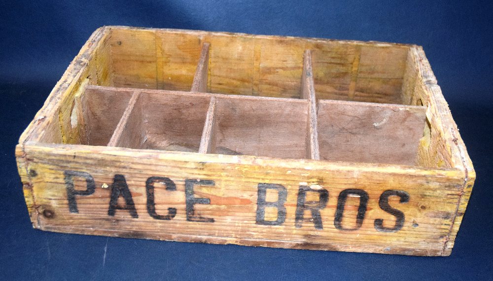 PACE BROTHERS wooden lemonade box