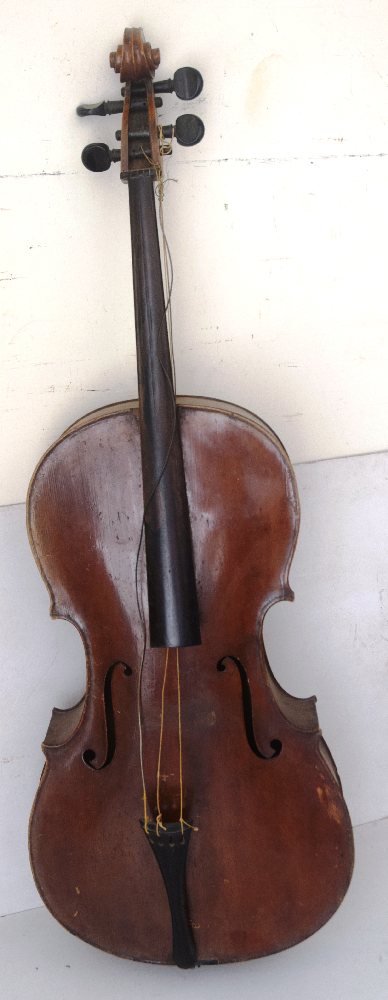 19th C. Cello with bow