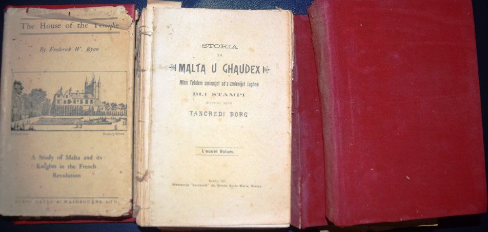 Ryan Fredrick W., The house of the Temple; Borg Tancredi Storia ta Malta u Ghaudex Vols 1-3 (4)