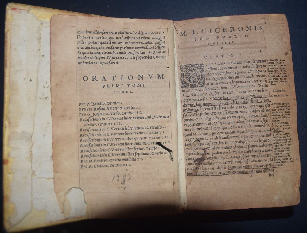 Oratio nes M. T. C. dialetico et rhetorico - 1560