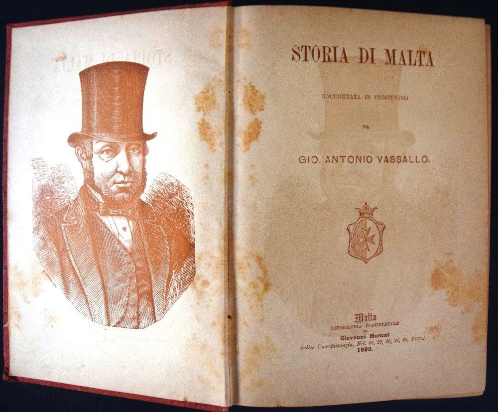 Vassall, Gio Antonio, Storia di Malta, 1890