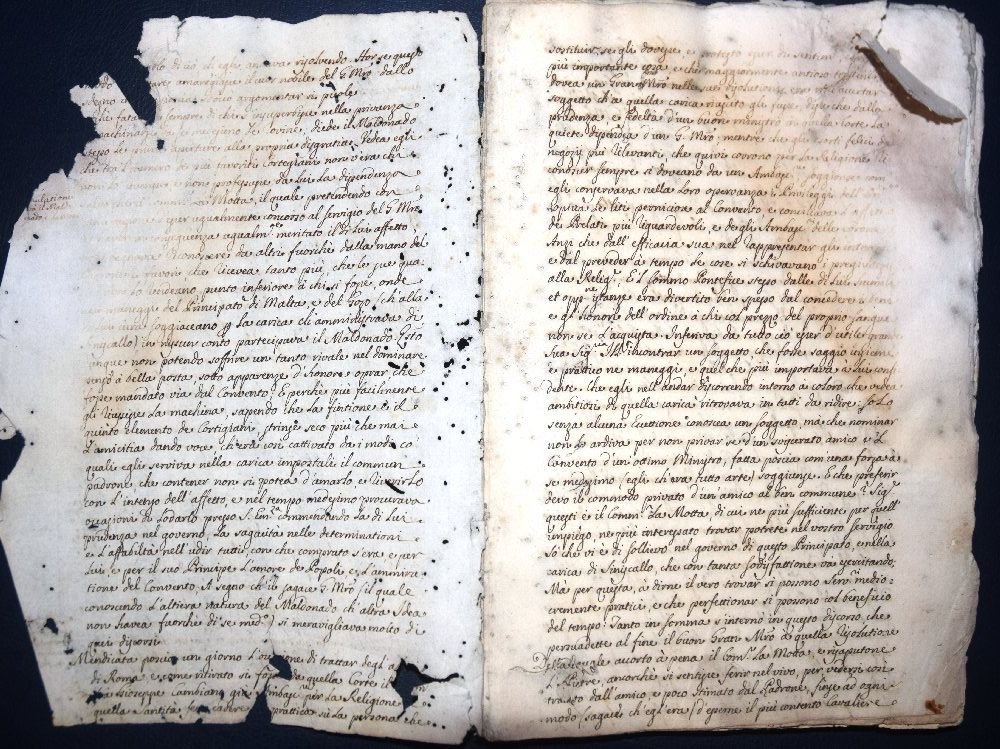 16th C. Hand written book - manuscript (Grand Masters & Malta????)