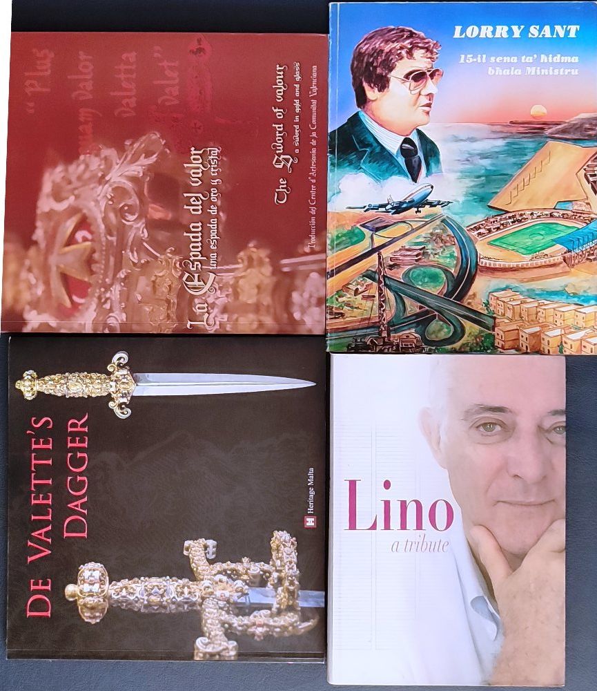 Lino - A Tribute; Lorry Sant 15-il sena hidma bhala ministru; The Sword  of Valour; De Valette's dag