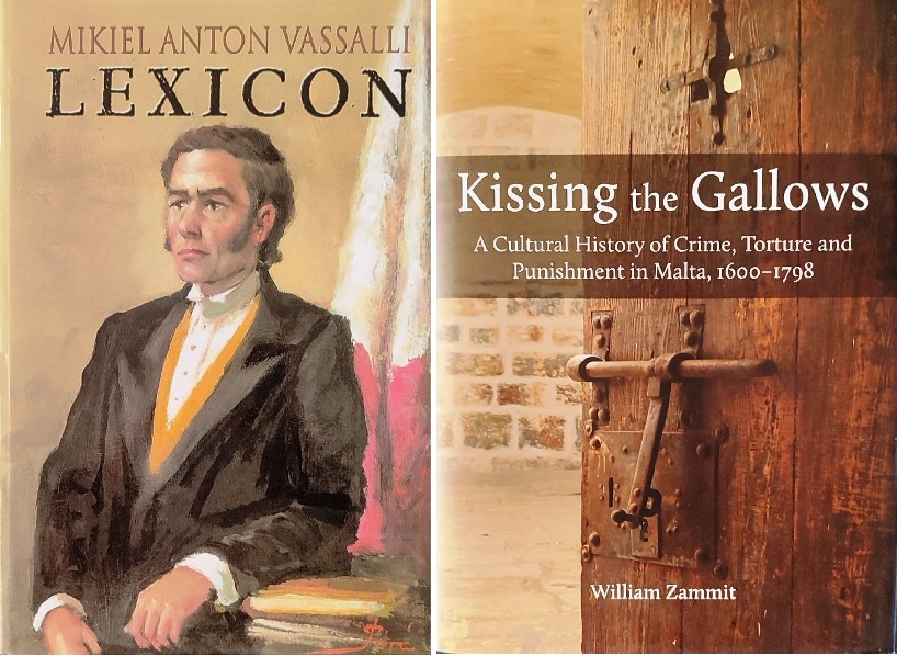 Vassalli Mikiel Anton, Lexicon; Zammit William, Kissing the Gallows (2)