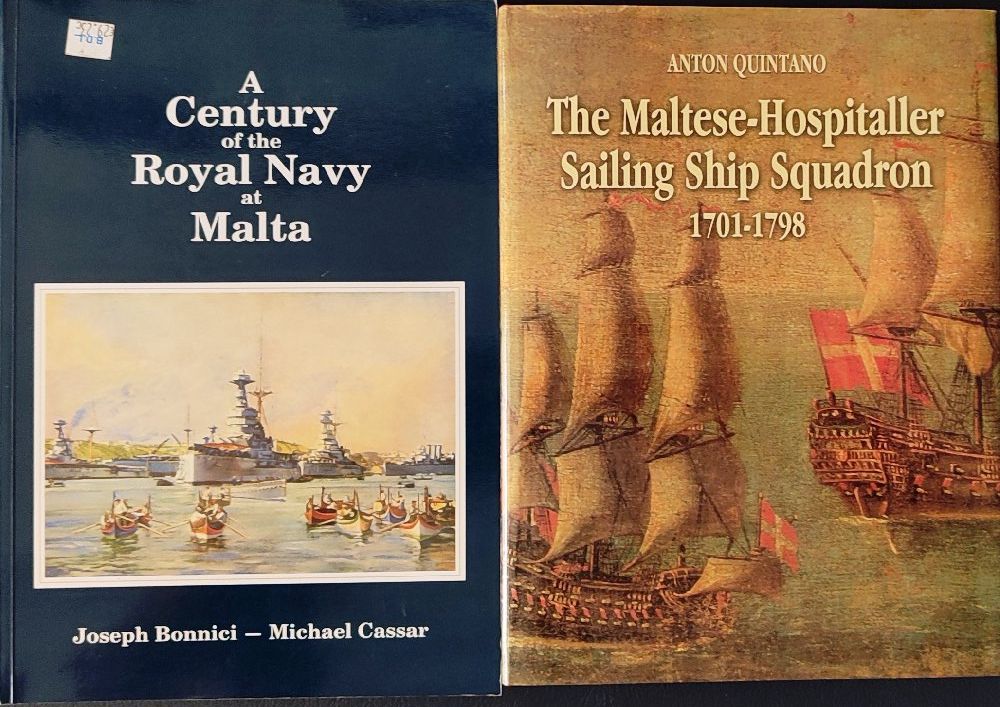 Quintano Anton, The Maltese-Hospitaller Sailing Ship Squadron 1701-1798; Bonnici J & Cassar M., A Ce