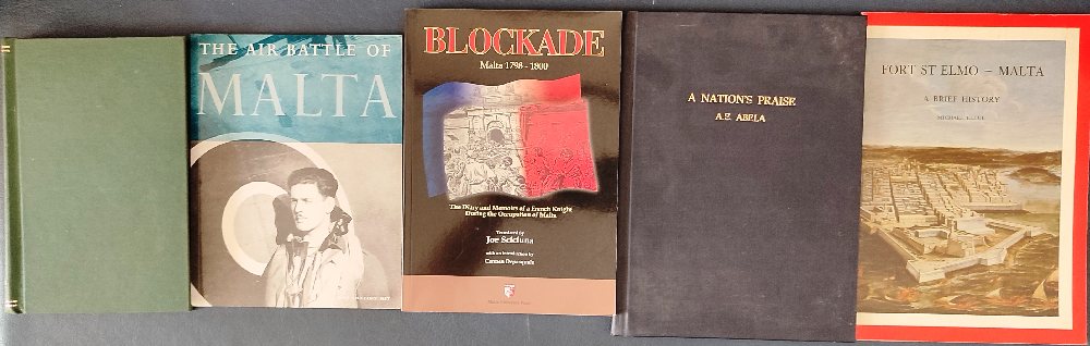 Tonna E. S., The besieged Citadel, The Air battle of Malta; Scicluna Joe, Blockade and 2 others (5)