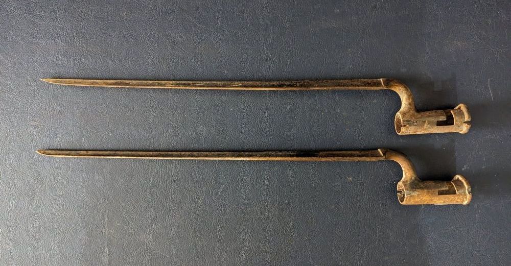 2, WWI Steel bayonets