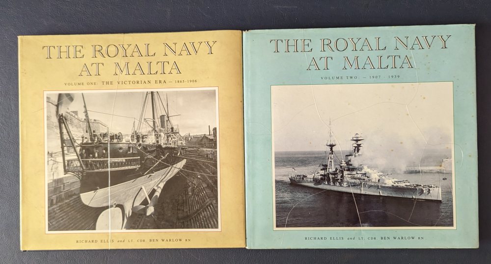 Ellis Richard & Warlow Ben., The Royal Navy at Malta, 2 volumes