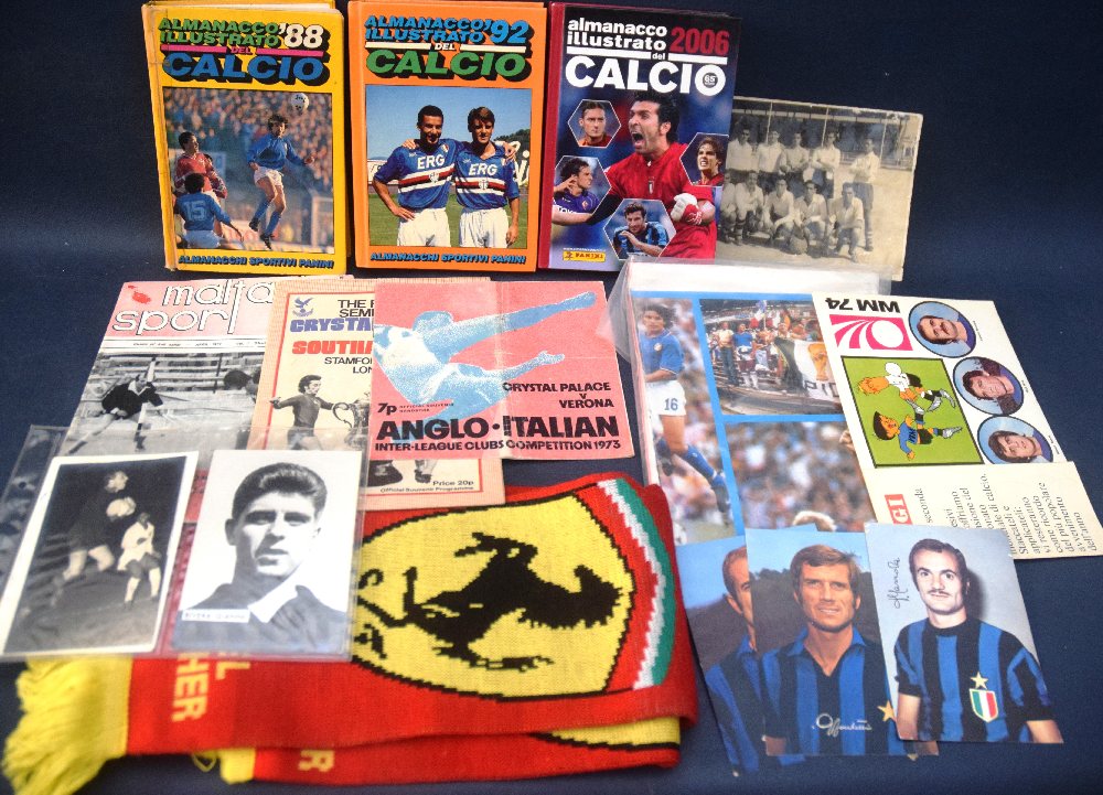 Football books and memorabilia