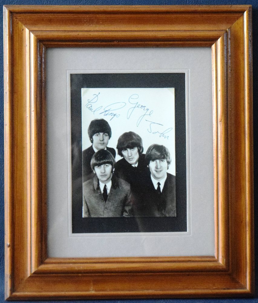 The Beatles, photo, framed