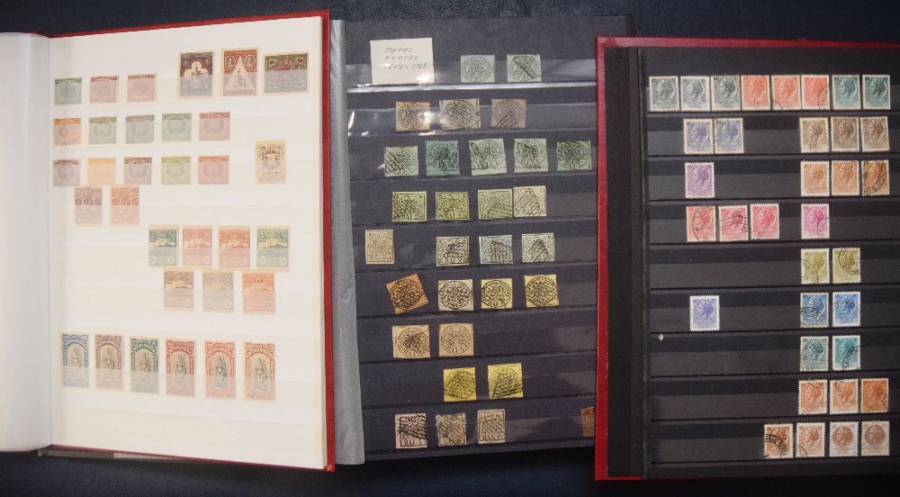 Italy, Papal States, San Marino, Vatican early stamps in 3 albums