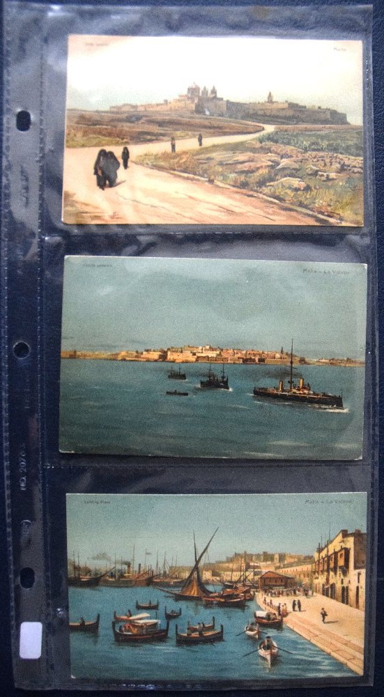 Malta early postcards (5) complete set