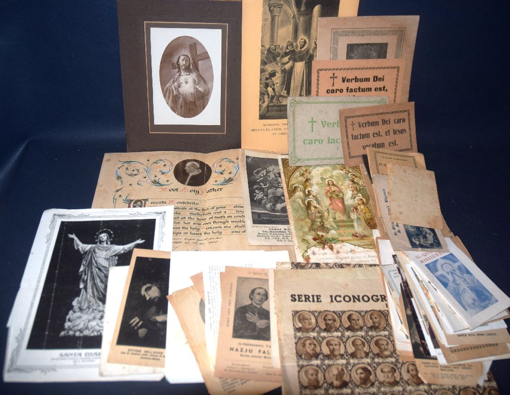 Malta religious ephemera, lot, assorted