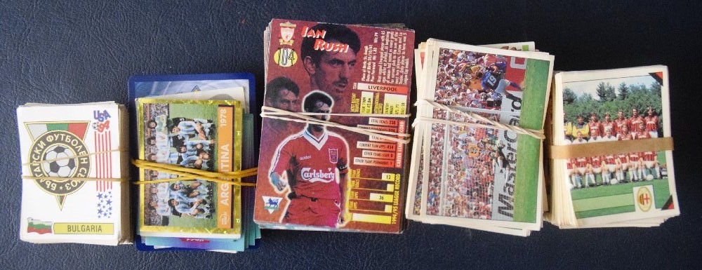 Football stickers, large lot