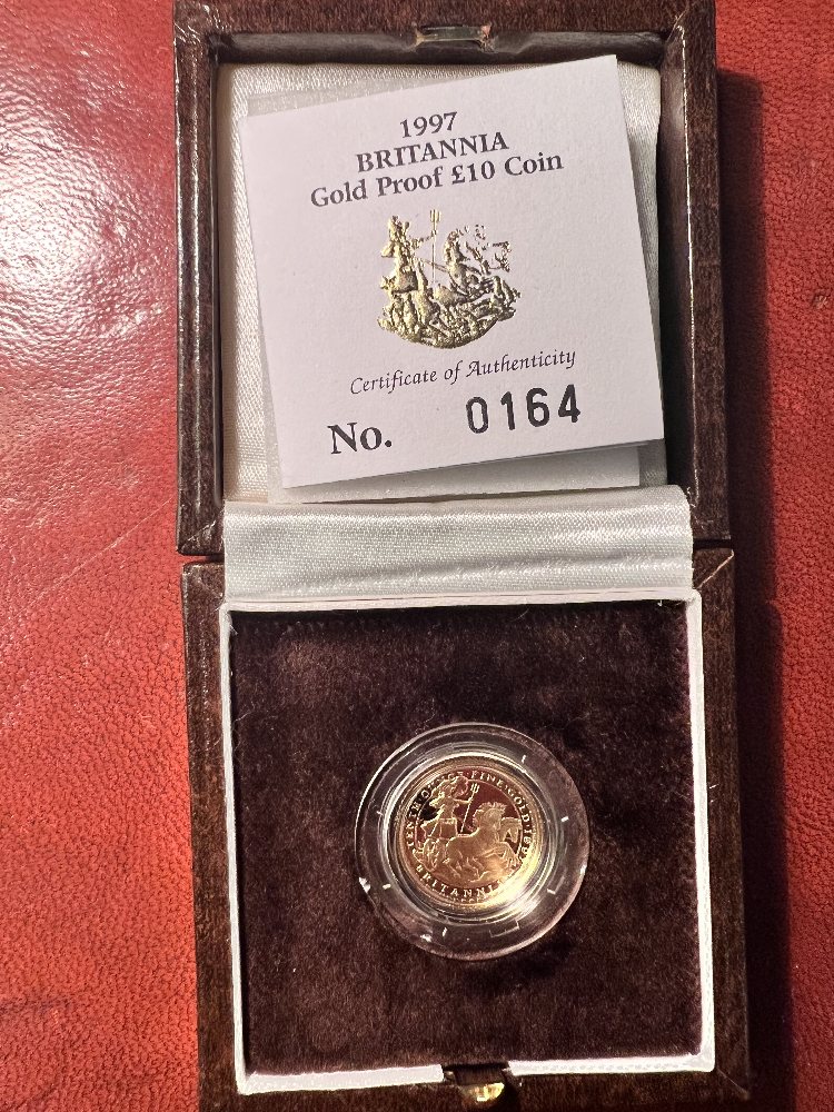 UK gold coin - 1997 Britannia 0.10oz