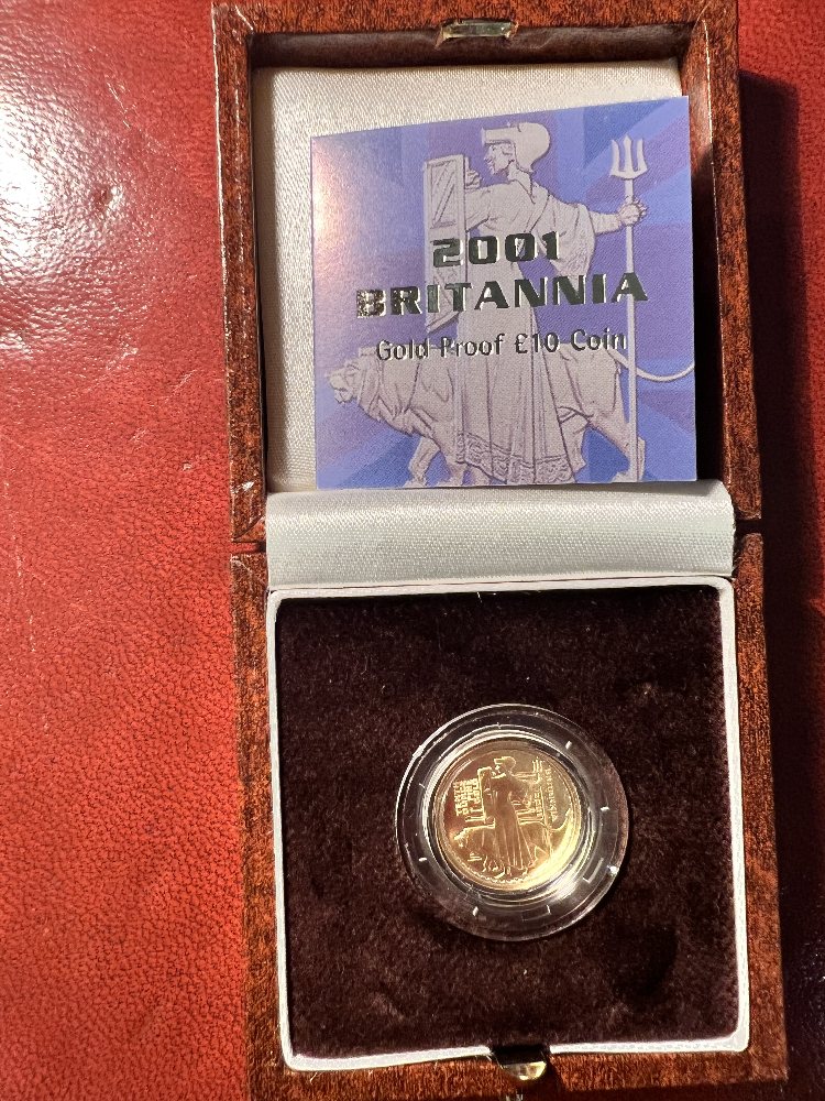 UK gold coin - 2001 Britannia 0.10oz