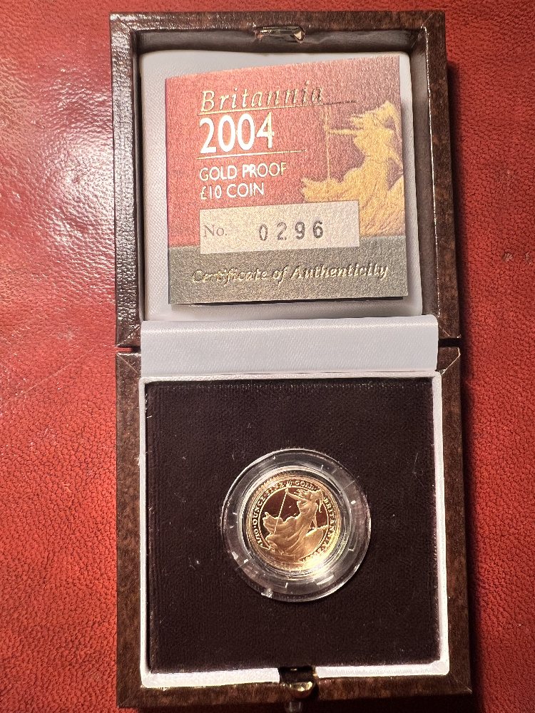 UK gold coin - 2004 Britannia 0.10oz