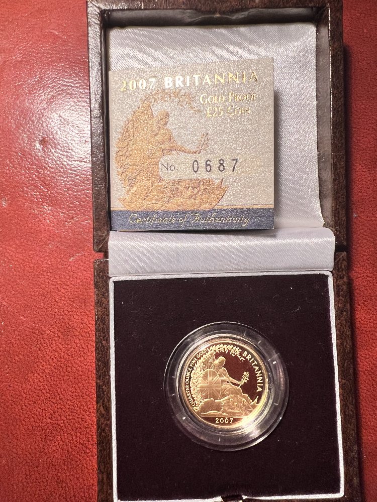 UK gold coin - 2007 Britannia 0.25oz