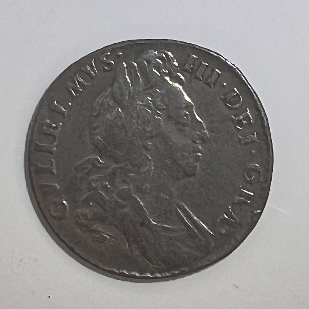 UK Sterling silver 6 pence - King William III - 1697