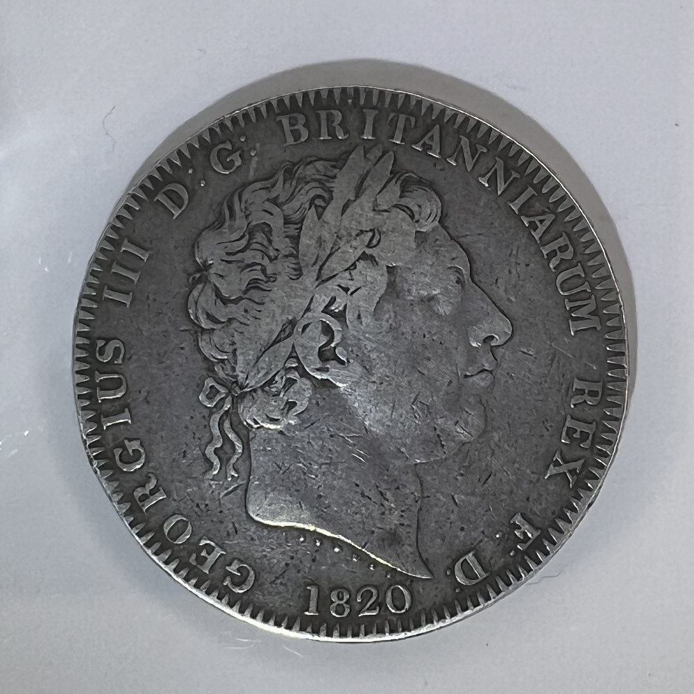 UK Sterling silver crown - King George III - 1820