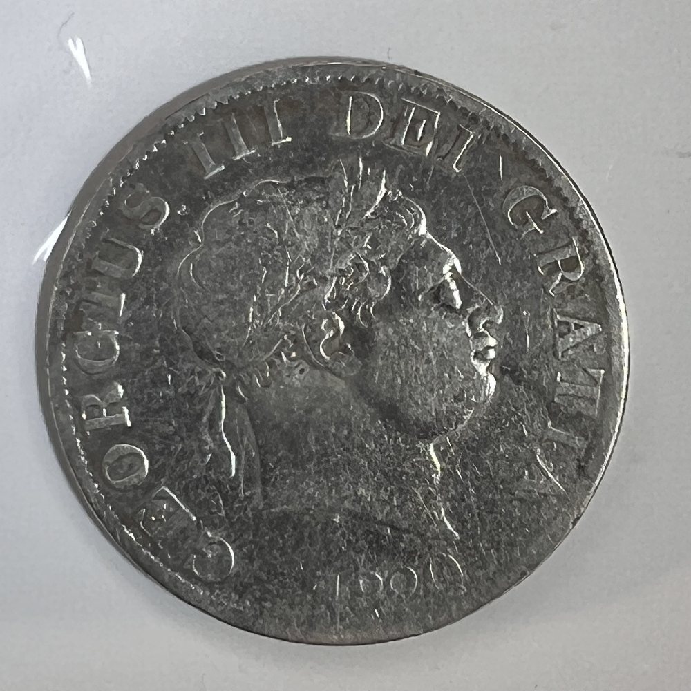 UK Sterling silver half crown - King George III - 1820