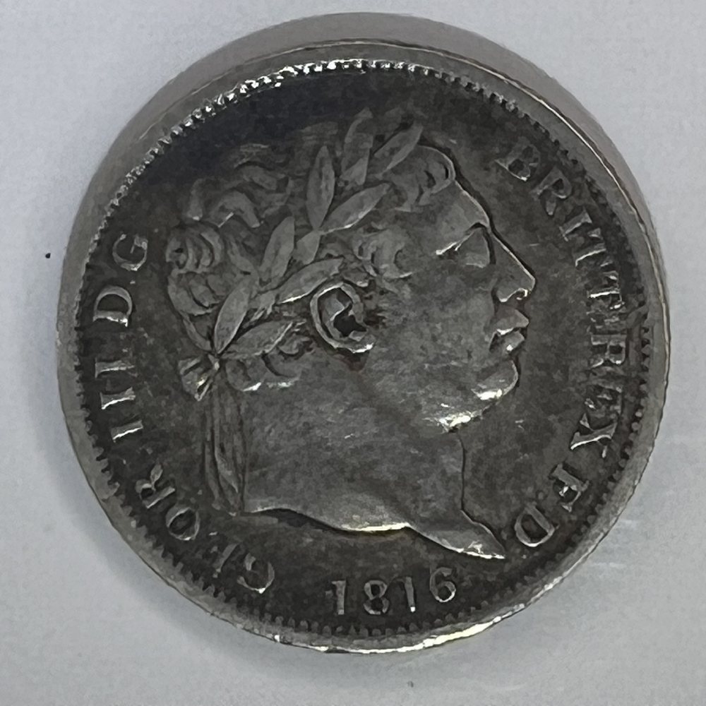 UK Sterling silver shillings - King George III - 1816