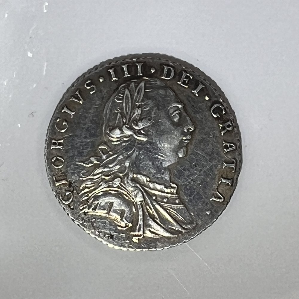 UK Sterling silver 6 pence - King George III - 1787