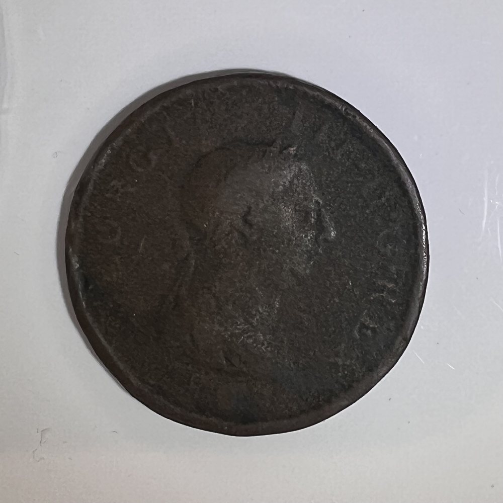 UK Copper 1 penny - King George III - 1807 ?