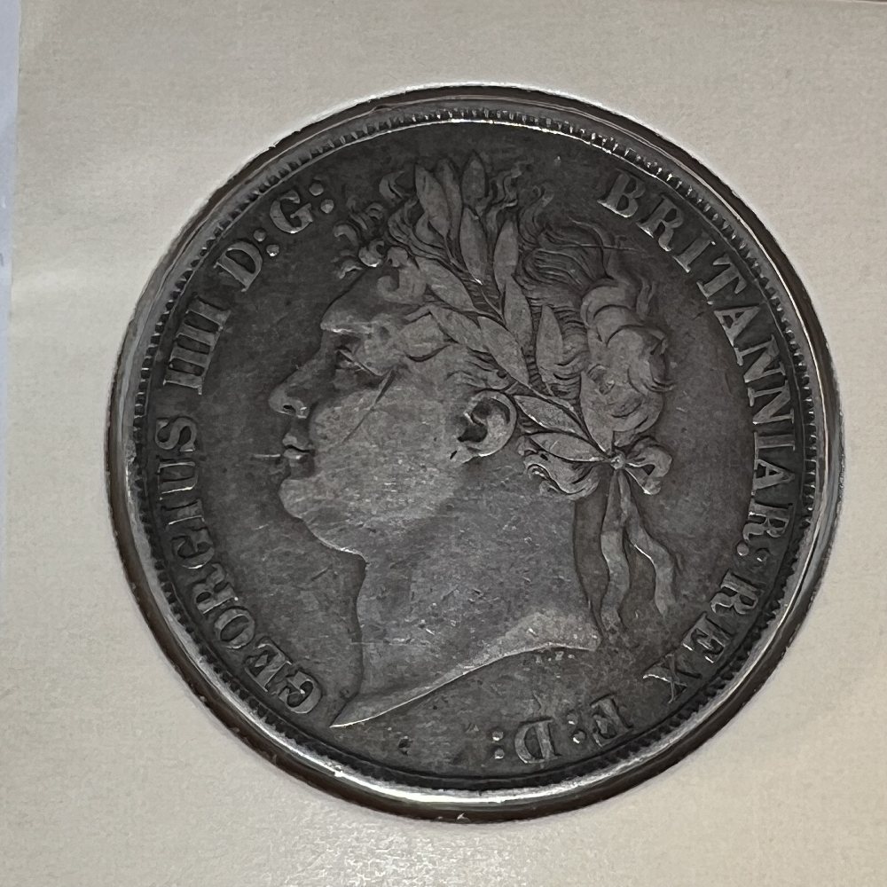 UK Sterling silver crown - King George IIII - 1822