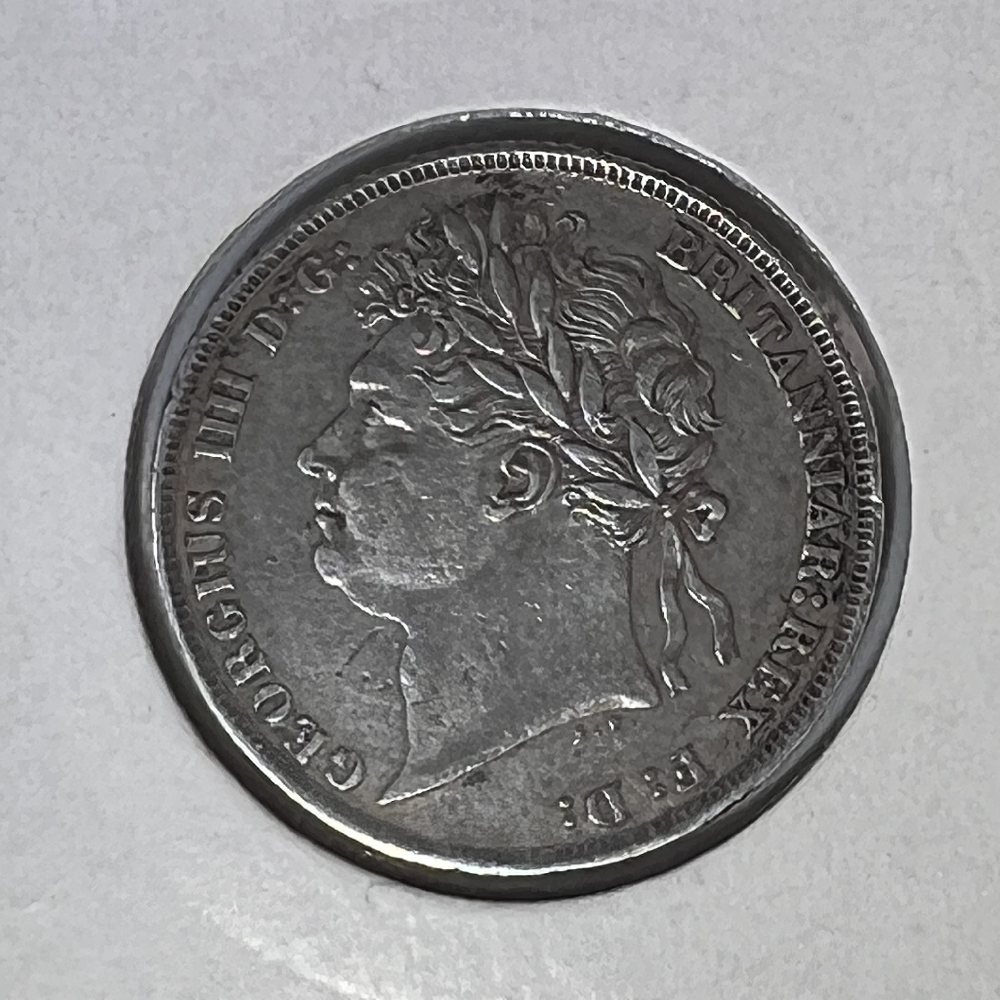 UK Sterling silver shillings - King George IIII - 1821