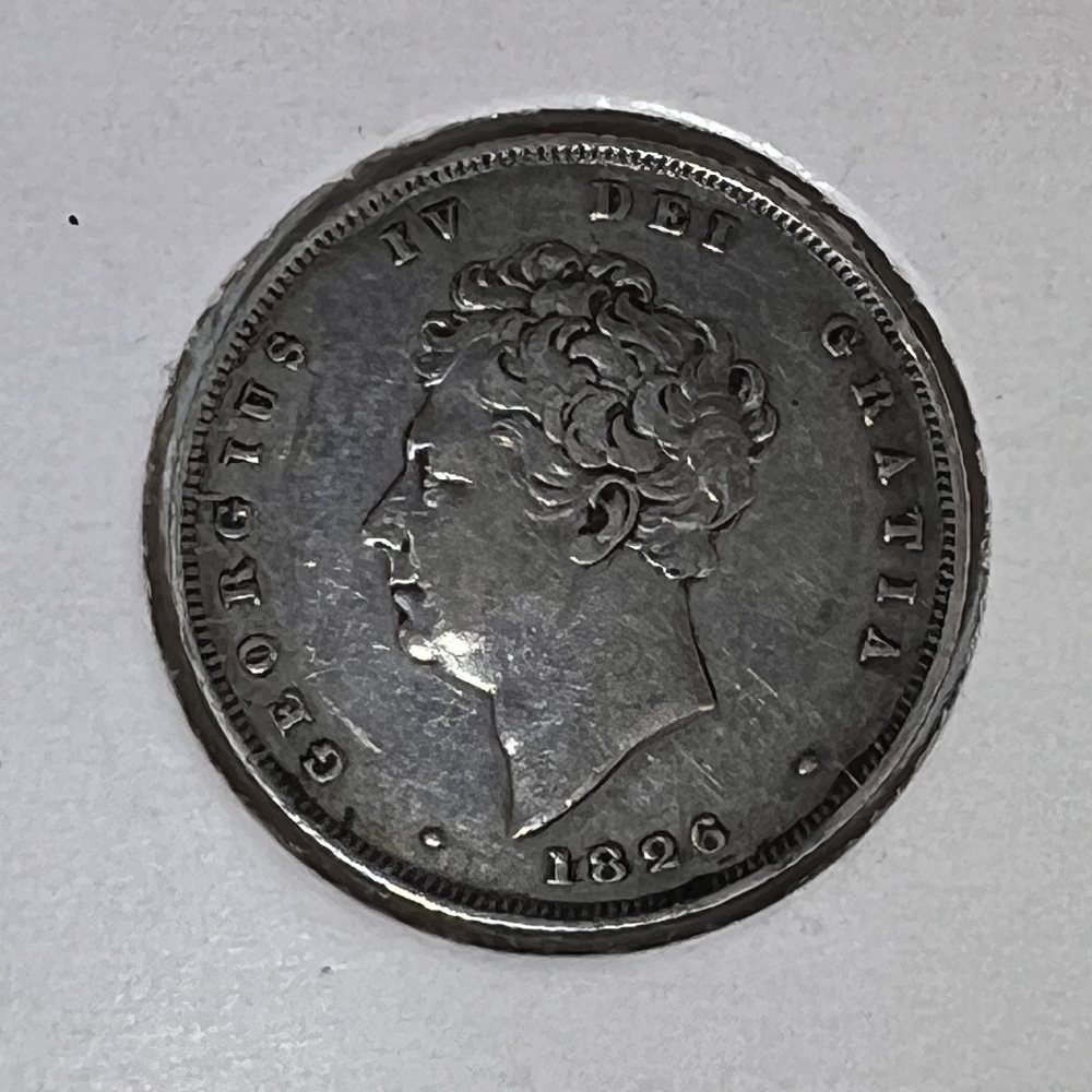 UK Sterling silver shillings - King George IV - 1829