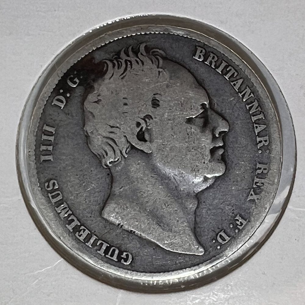 UK Sterling silver half crown - King William IV - 1837