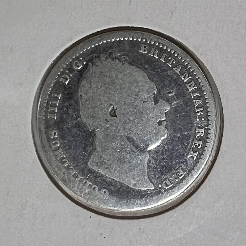 UK Sterling silver shillings - King William IV - 1835