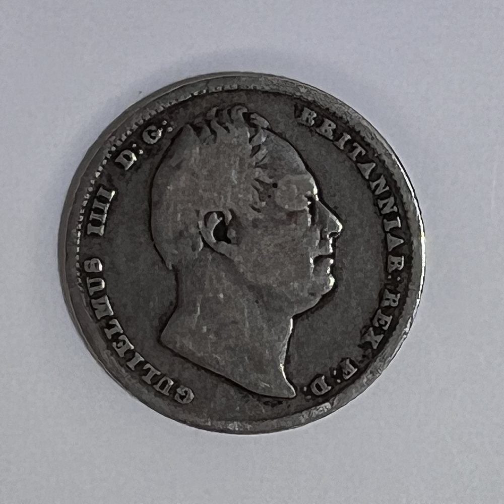 UK Sterling silver 6 pence - King William IV - 1834