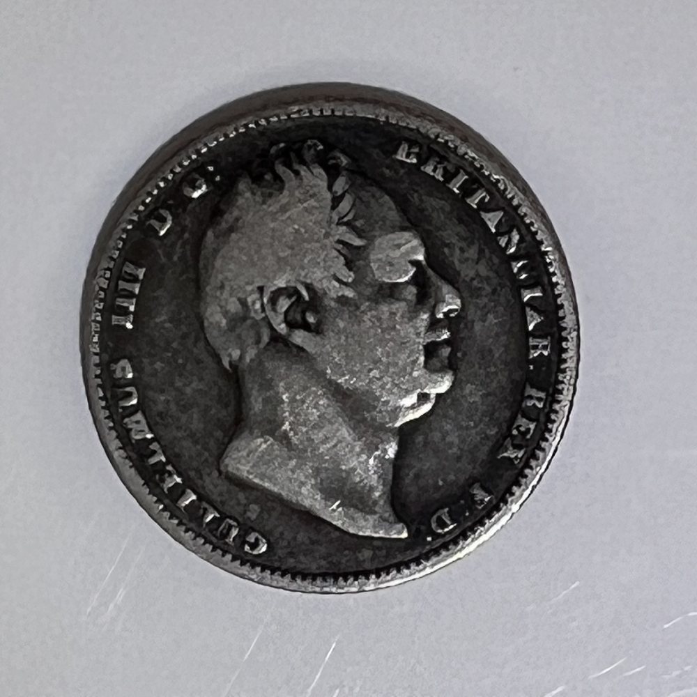 UK Sterling silver 6 pence - King William IV - 1836