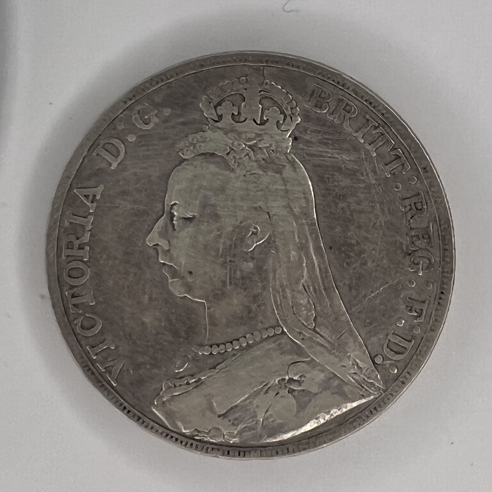 UK Sterling silver crown - QV - Jubilee Head - 1888