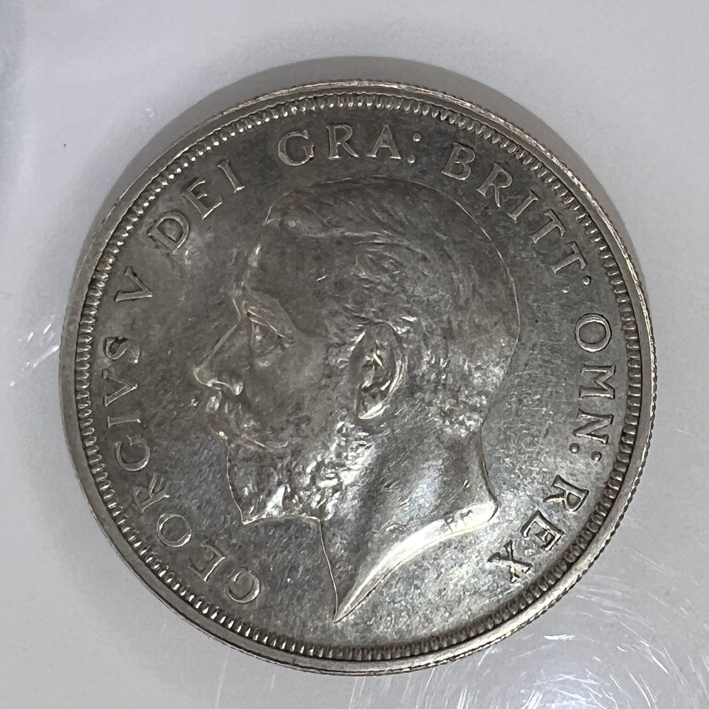 UK 50% Silver crown - George V - 1927 - Mintage 15,030