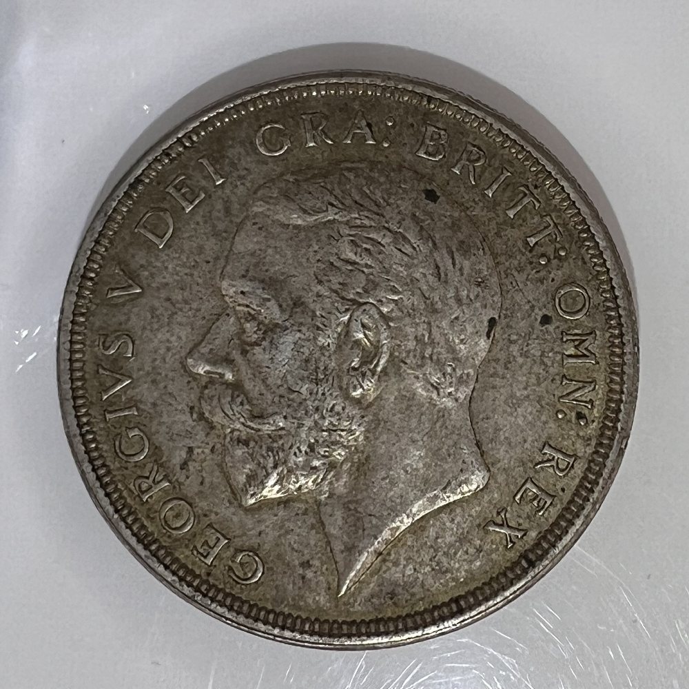 UK 50% Silver crown - George V - 1933 - Mintage 7,132