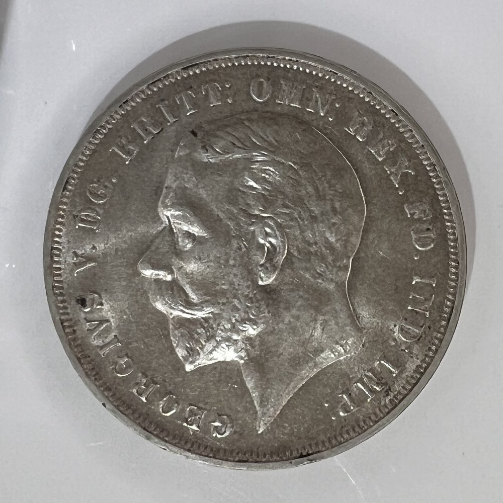 UK 50% Silver crown - George V - 1935 - Mintage 714,769