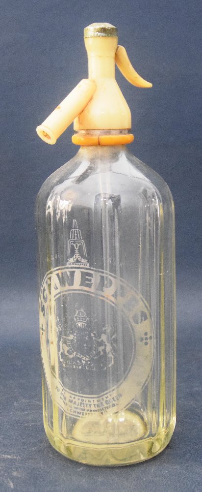 SCHWEPPES syphon bottle