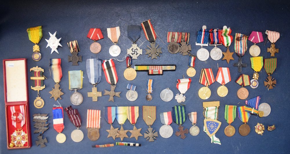 Collection of military badges / medals