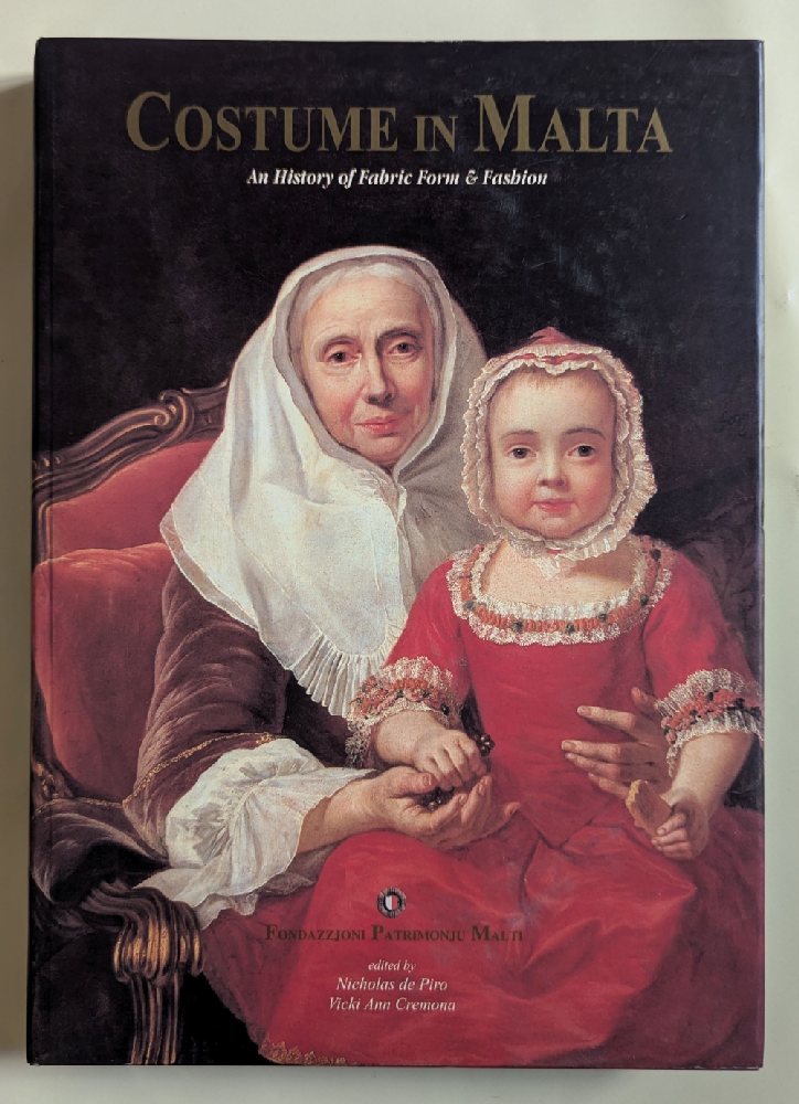 De Piro Nicholas, Costume in Malta (hb), autographed copy