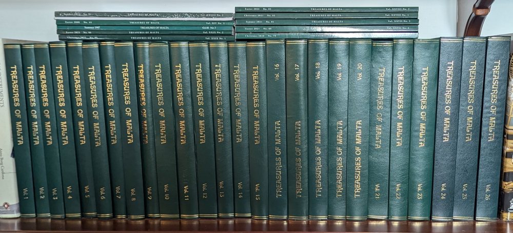 Treasures of Malta (No1 to No 86) Vols 1 to 26 (bound)