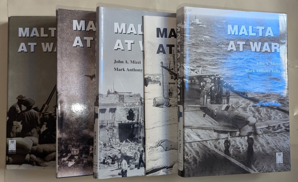 Mizzi J & Vella Mark Anthony, Malta at War Vols 1-4 (hb)