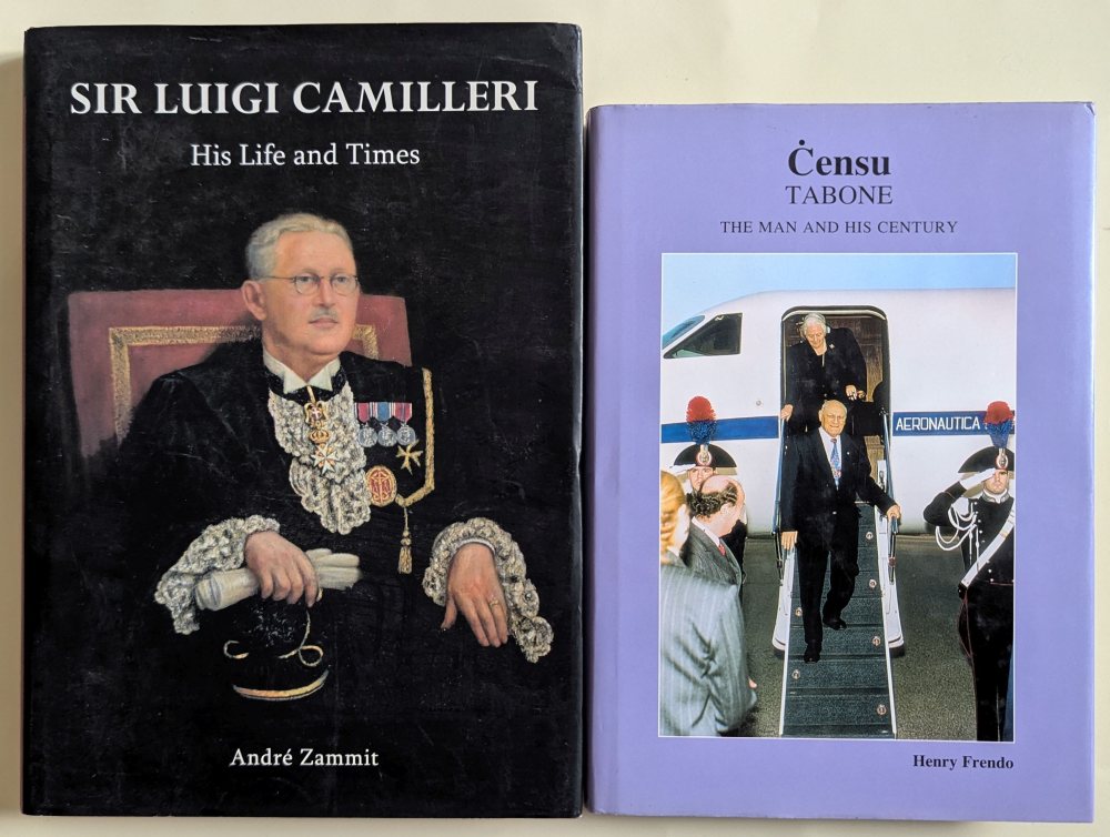 Frendo Henry, Censu Tabone - The Man and His Century; Zammit Andre, Luigi Camilleri (2)