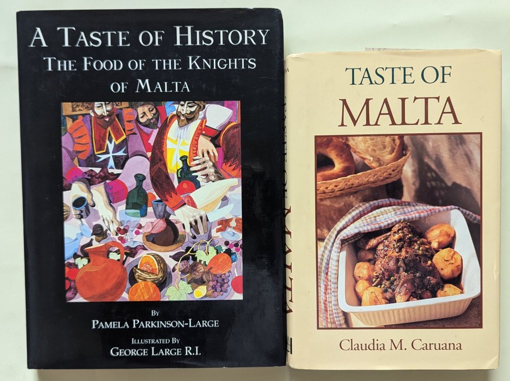 Caruana Claudia, Taste of Malta; Parkinson Large Pamela, A Taste of History , the Food of the Knight