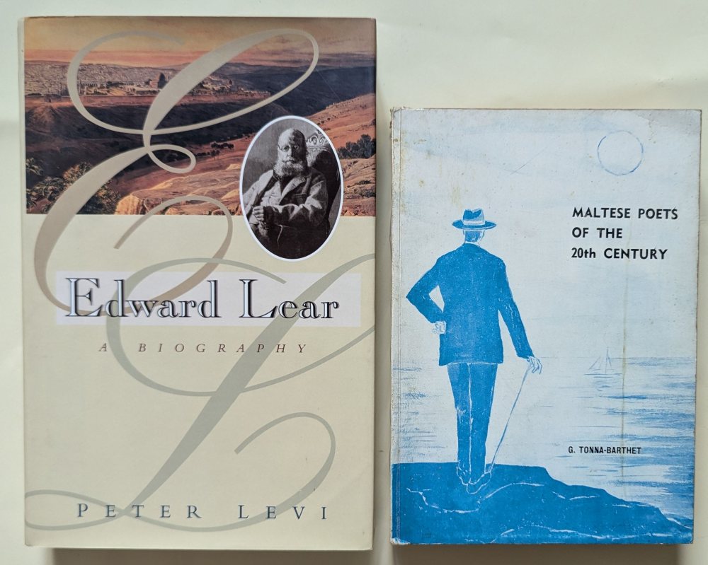 Tonna Barthet G., Maltese Poets of the 20th Century, Levi Peter, Edward Lear (2)