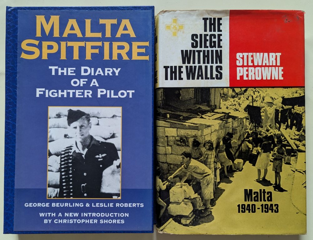 Beurling G & Robers L, Malta Spitfire; Perowne Stewart, The Siege within the Walls (2)